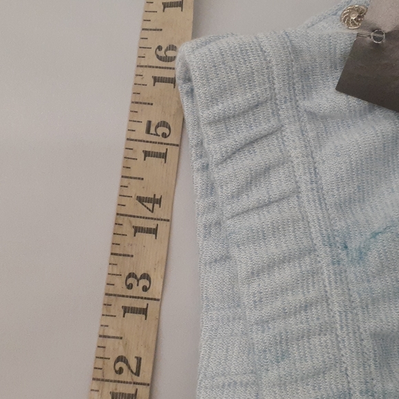 CAFE AU LAIT BABY BLUE Cotton blend Casual pants NEW $60 size G/ L - Picture 7 of 10